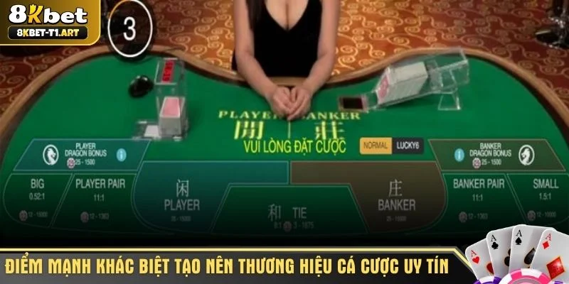 Điểm mạnh khác biệt tạo nên thương hiệu cá cược uy tín